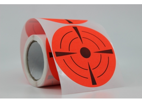 Fluorescent red target